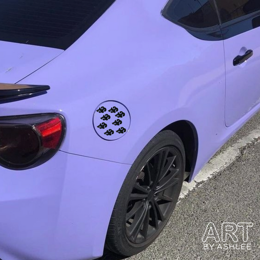 Clouds Pattern Vinyl Stickers