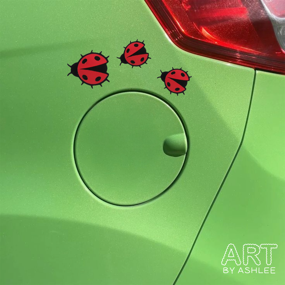 Lady Bug Vinyl Stickers