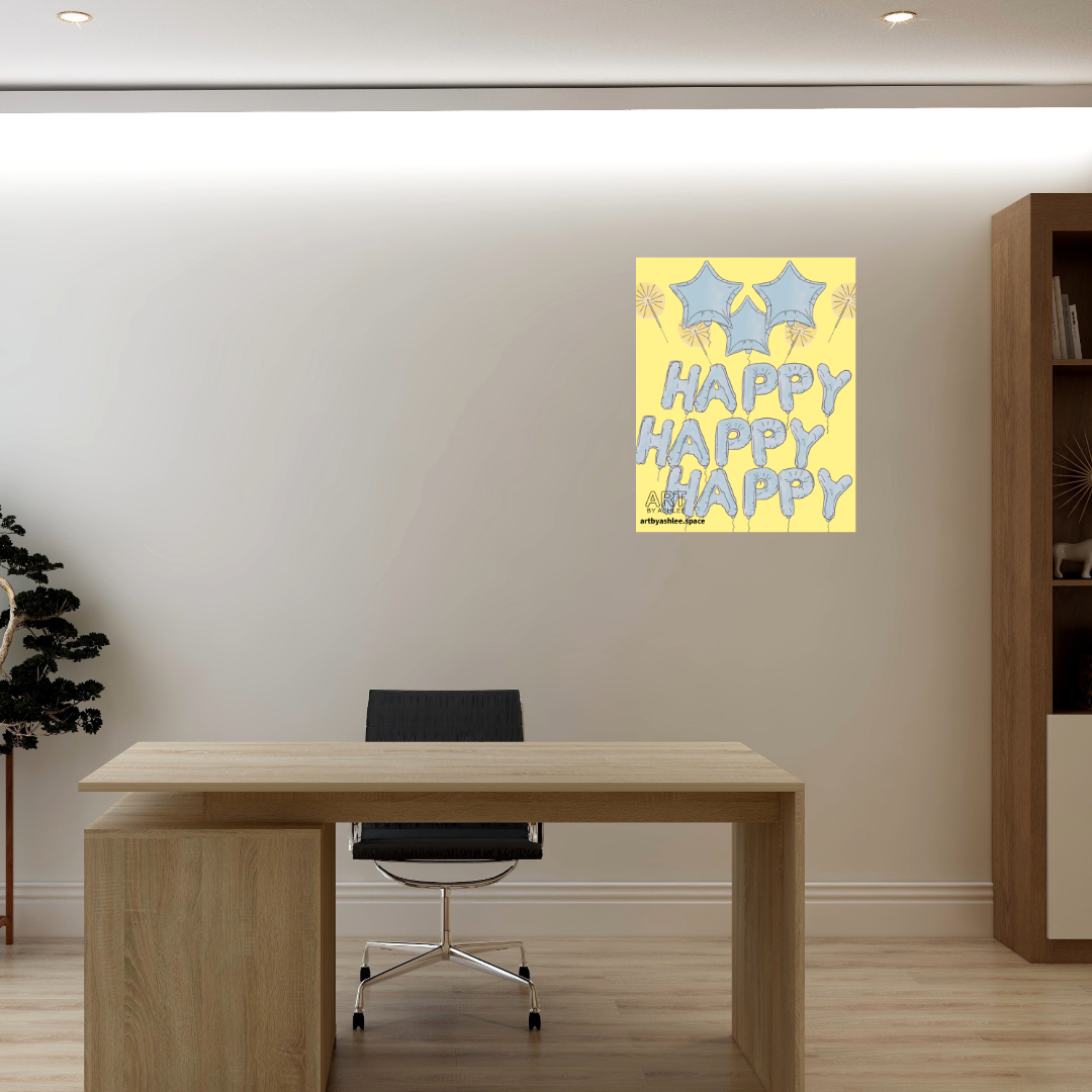 'Happy' Print