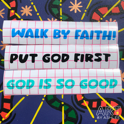 'Lamb of God' Vinyl Car Sticker Pack