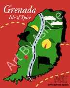 'Isle Of Spice' Print