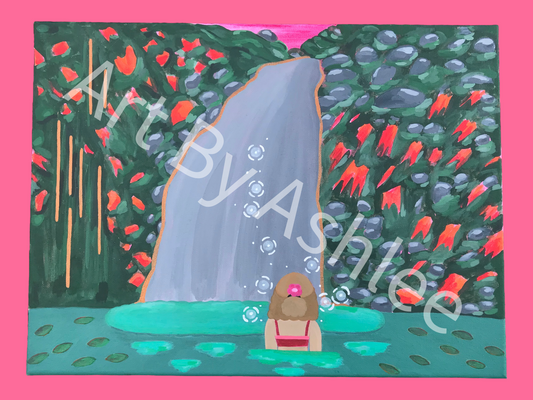 'Falling Into Place' Painting