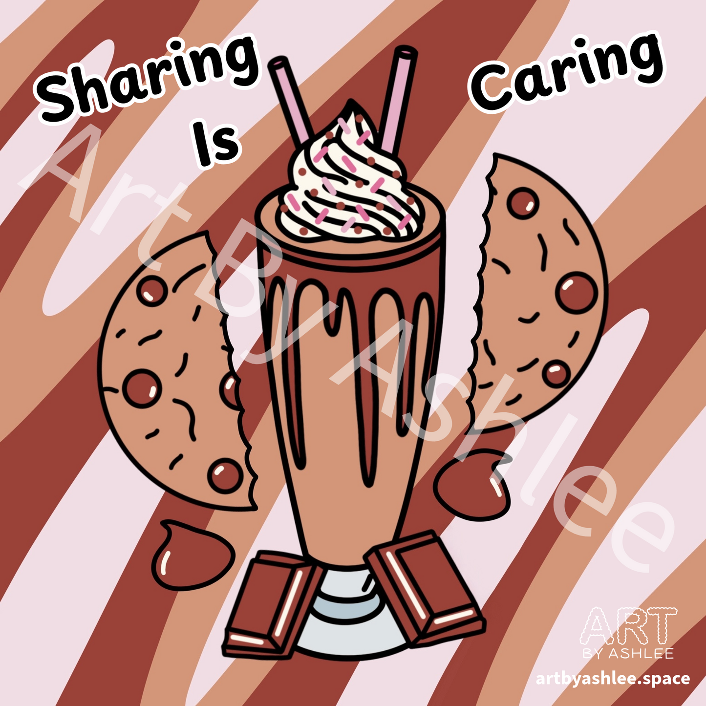 'Sharing is Caring' Print