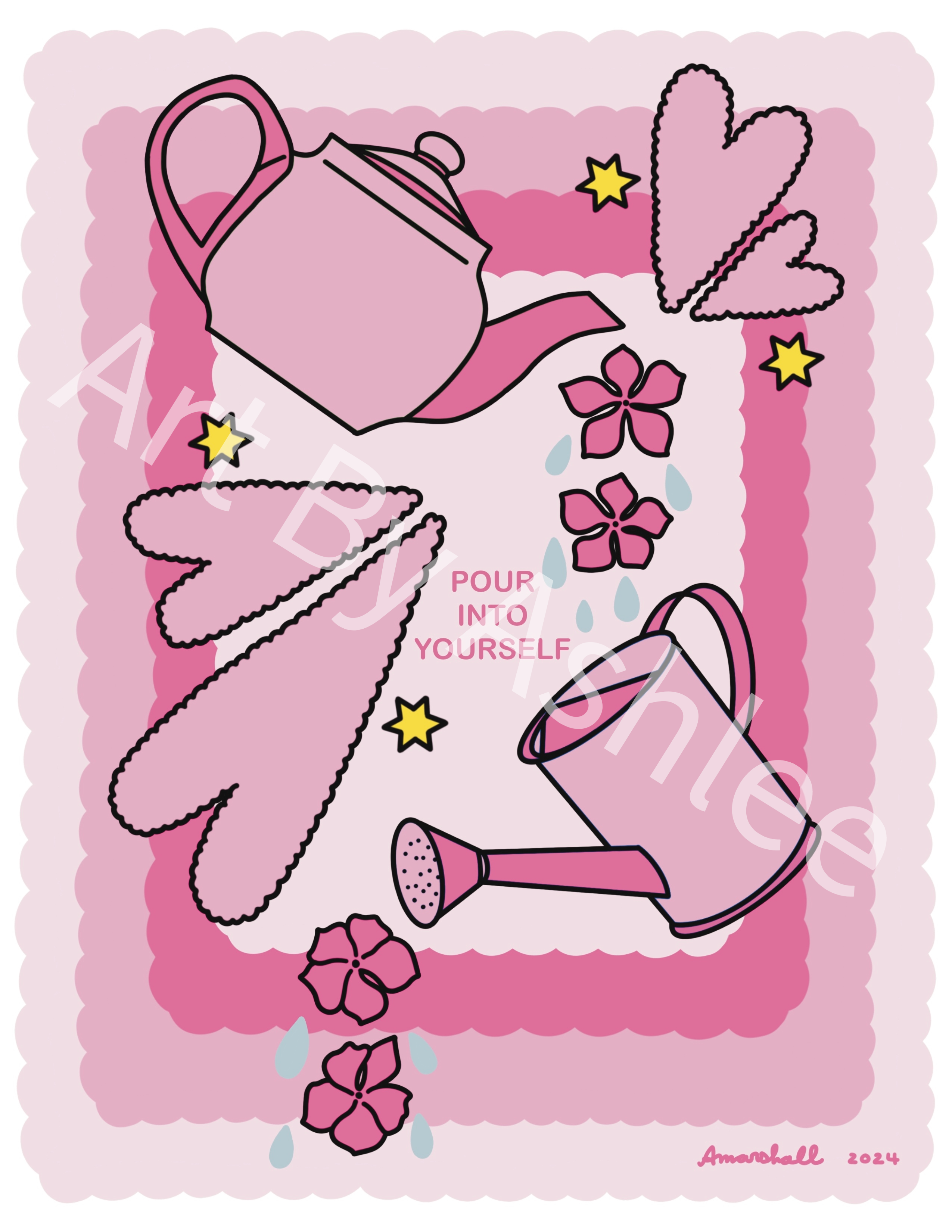 'Pour Into Yourself' Print